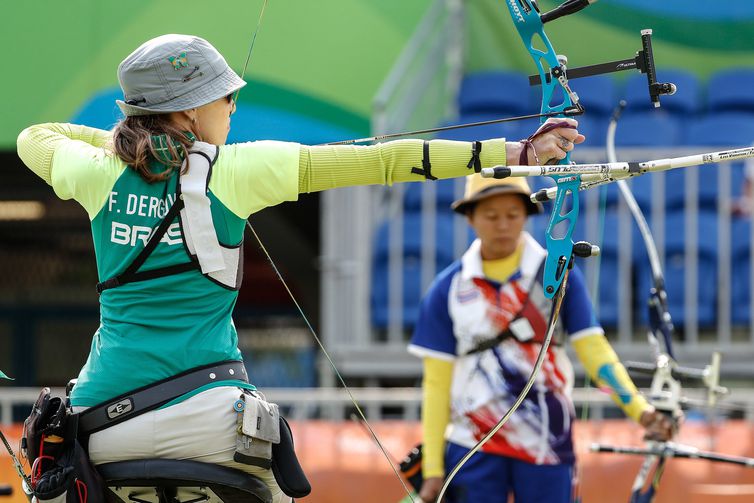 Fábíola Dergovics - tiro com arco - arco recurvo - Paralimpíada Rio 2016 - Categoria ARST – Individual arco recurvo - Fabiola Dergovics x Wasana Khuthawisap.