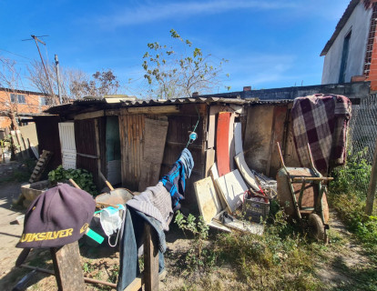O aposentado, até a chegada do programa, morava em um barraco de madeira