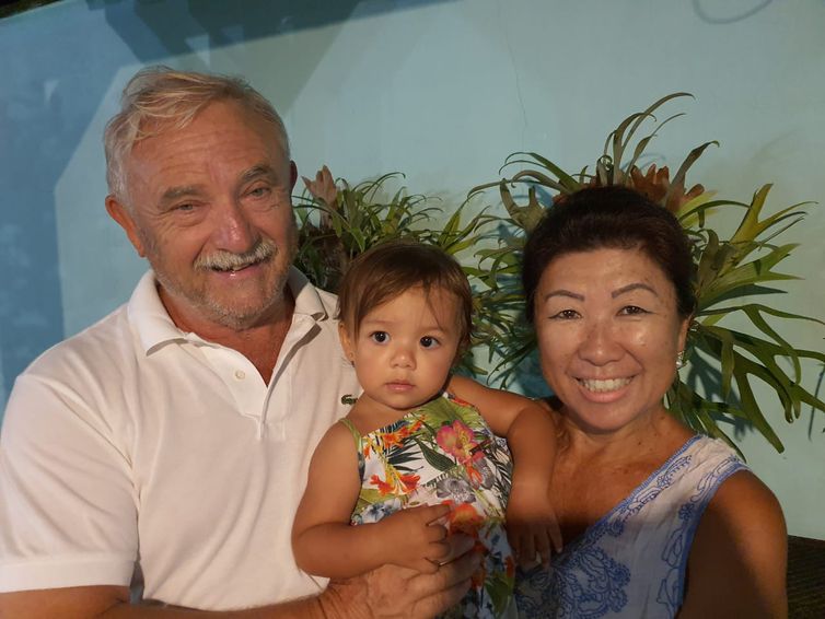 Alexandre e Amália Maoski realizaram o sonho de ter uma netinha antes de perder a vida para a covid-19.