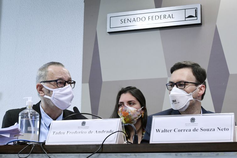 Comissão Parlamentar de Inquérito da Pandemia (CPIPANDEMIA) realiza oitiva de beneficiário e de ex-médico da Prevent Senior. A operadora de saúde é acusada de ocultar mortes de pacientes por Covid-19 e de pressionar médicos a prescreverem