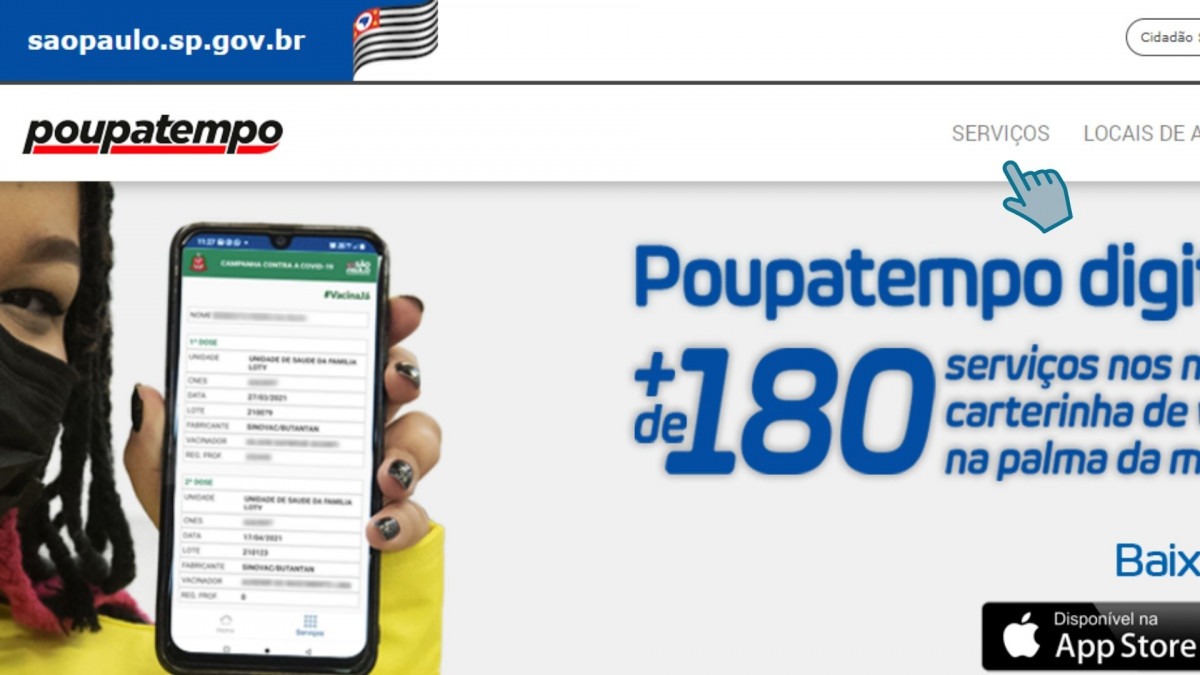 Tutorial de como Renovar a CNH no site do Poupatempo 1/4