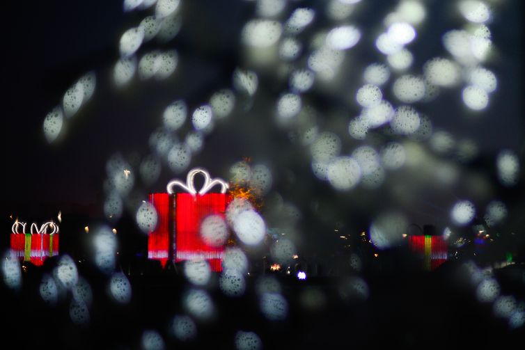 Iluminação de Natal na Esplanada dos Ministérios