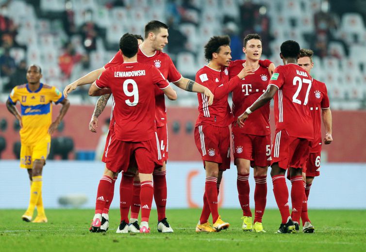 Bayern de Munique Munich venceu o Tigres, do México com um gol revisado pelo VAR.