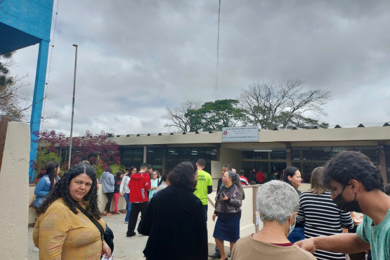 EE Galdino Pinheiro Franco maior colégio eleitoral de Mogi das Cruzes