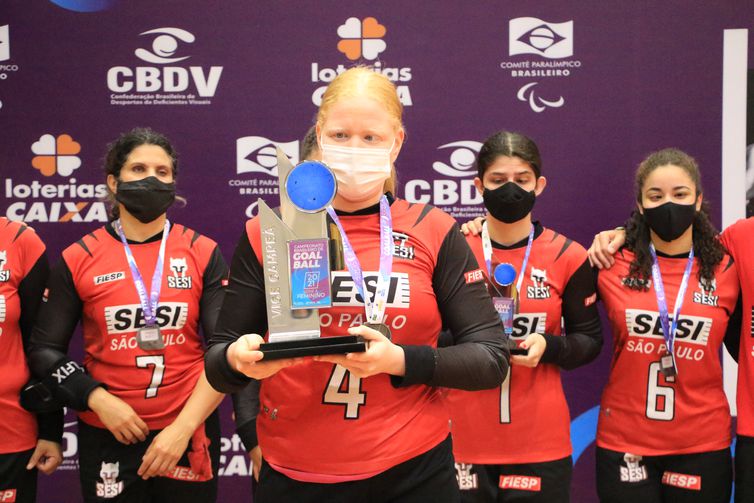 Sesi - campeão brasileiro feminino de goalball